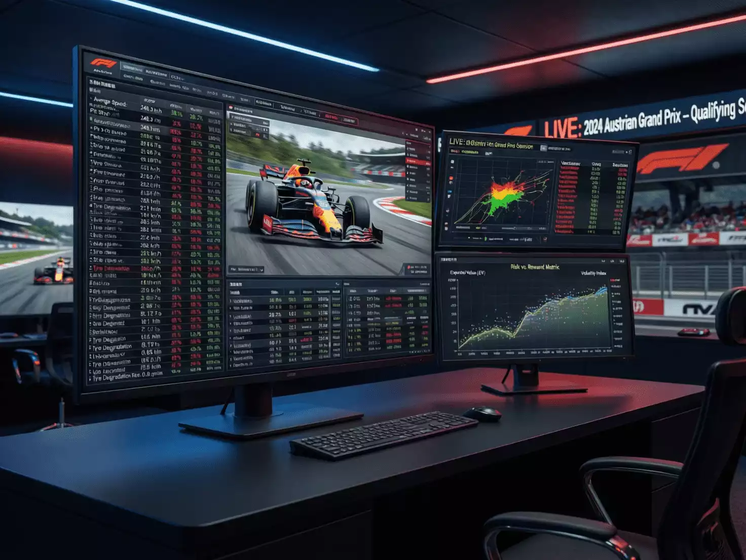 Análisis de datos y estadísticas para apuestas de Fórmula 1