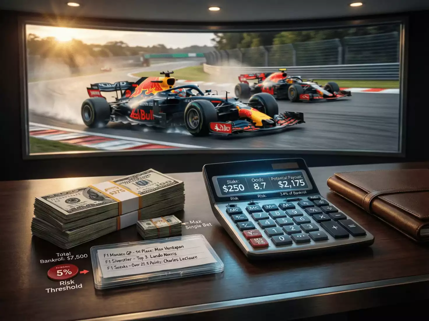 Diagrama de correlaciones entre diferentes mercados de apuestas F1