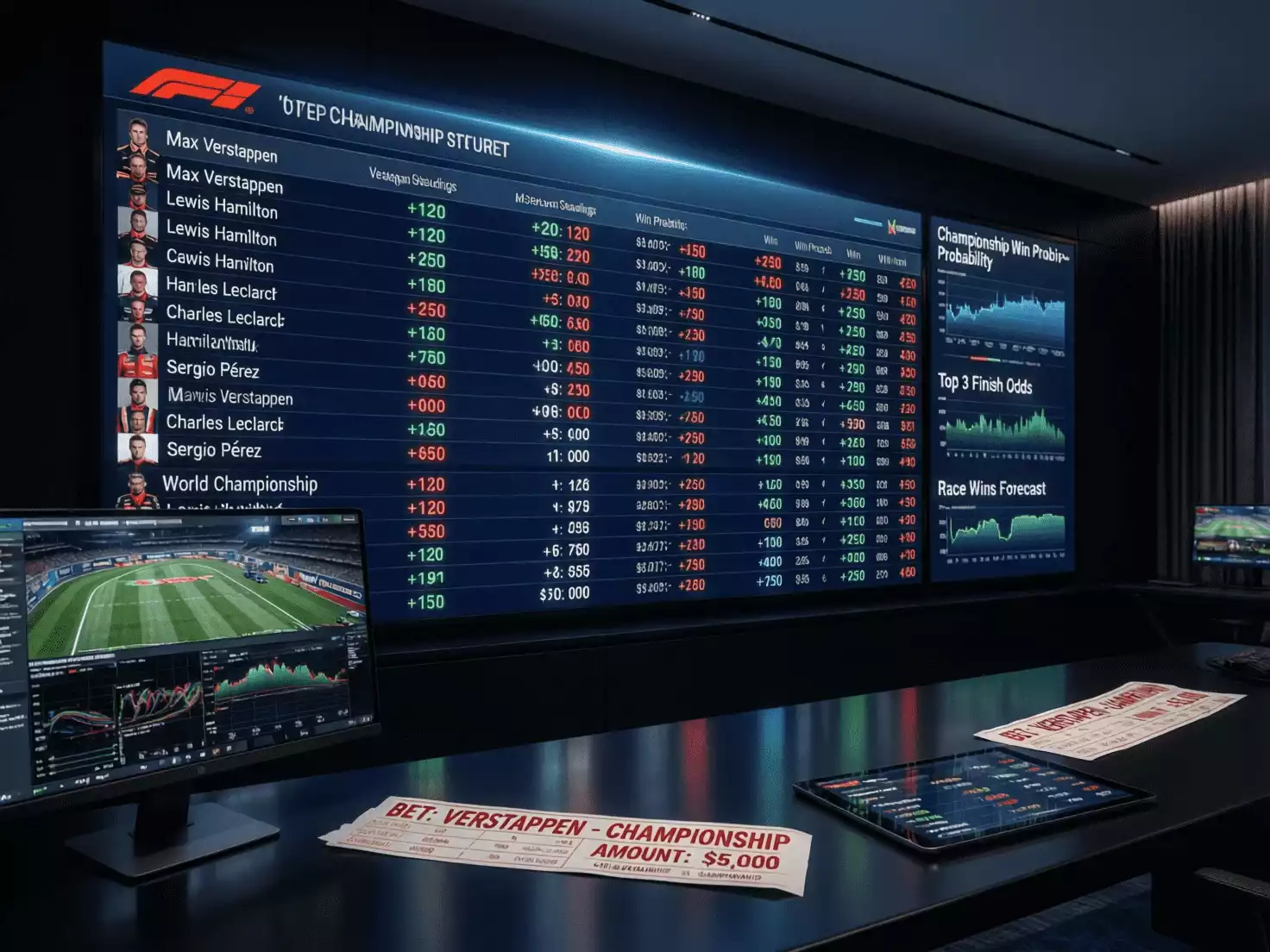 Mercados de futuros de campeonato de Fórmula 1