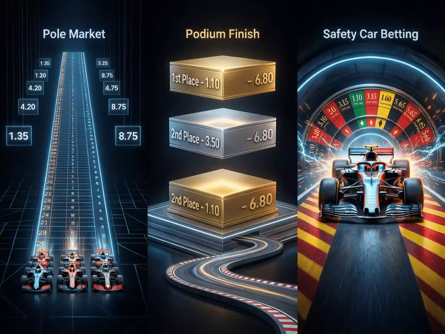 Términos híbridos de apuestas y Fórmula 1