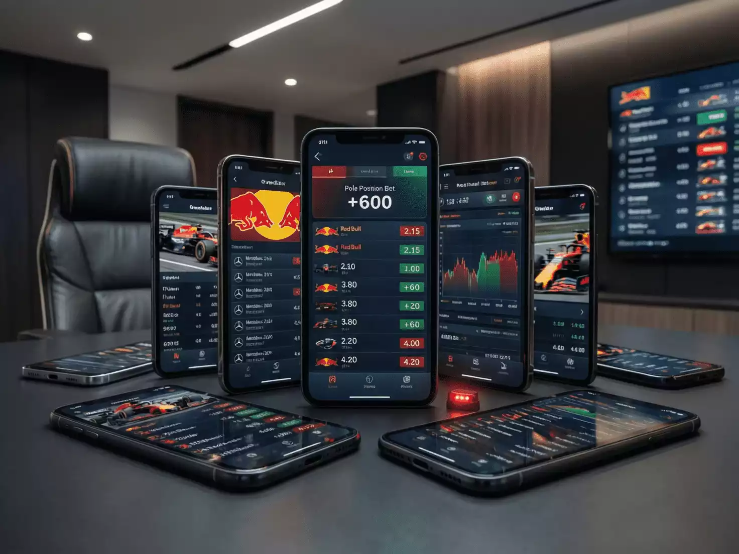 Configuración de múltiples apps de apuestas para F1