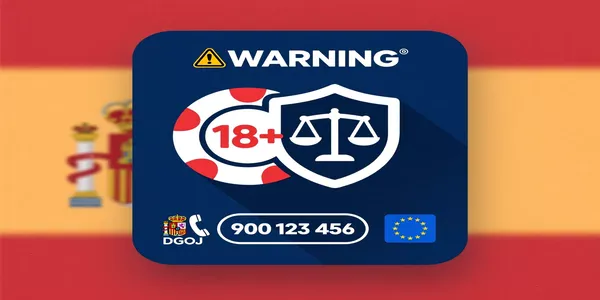 Advertencia de juego responsable y mayores de 18 años